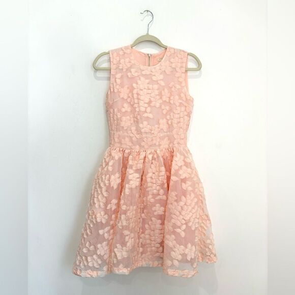 MAJE Rex flared fil coupé gazar mini dress - Picture 5 of 11